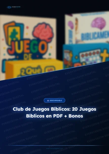 Club de Juegos Bíblicos: 20 Juegos Bíblicos en PDF + Bonos
