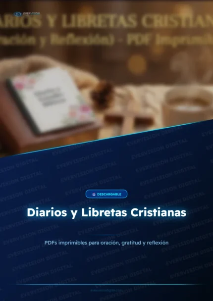 Diarios y Libretas Cristianas (PDFs imprimibles para oración, gratitud y reflexión)